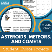 Cover Asteroids Meteors and Comets