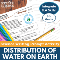 Cover Distribution of Water on Earth