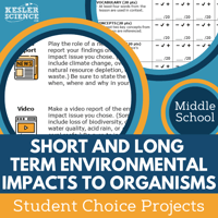 Cover Short and Long Term Environmental Impacts to Organisms