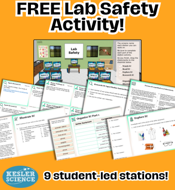 Lab Safety Station Lab CTA and Facebook Meta Freebie Ad Lab Safety Station Lab CTA and Facebook Meta Freebie Ad