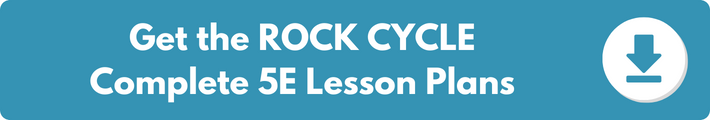 A banner which reads "Get the ROCK CYCLE Complete 5E Lesson Plans". 