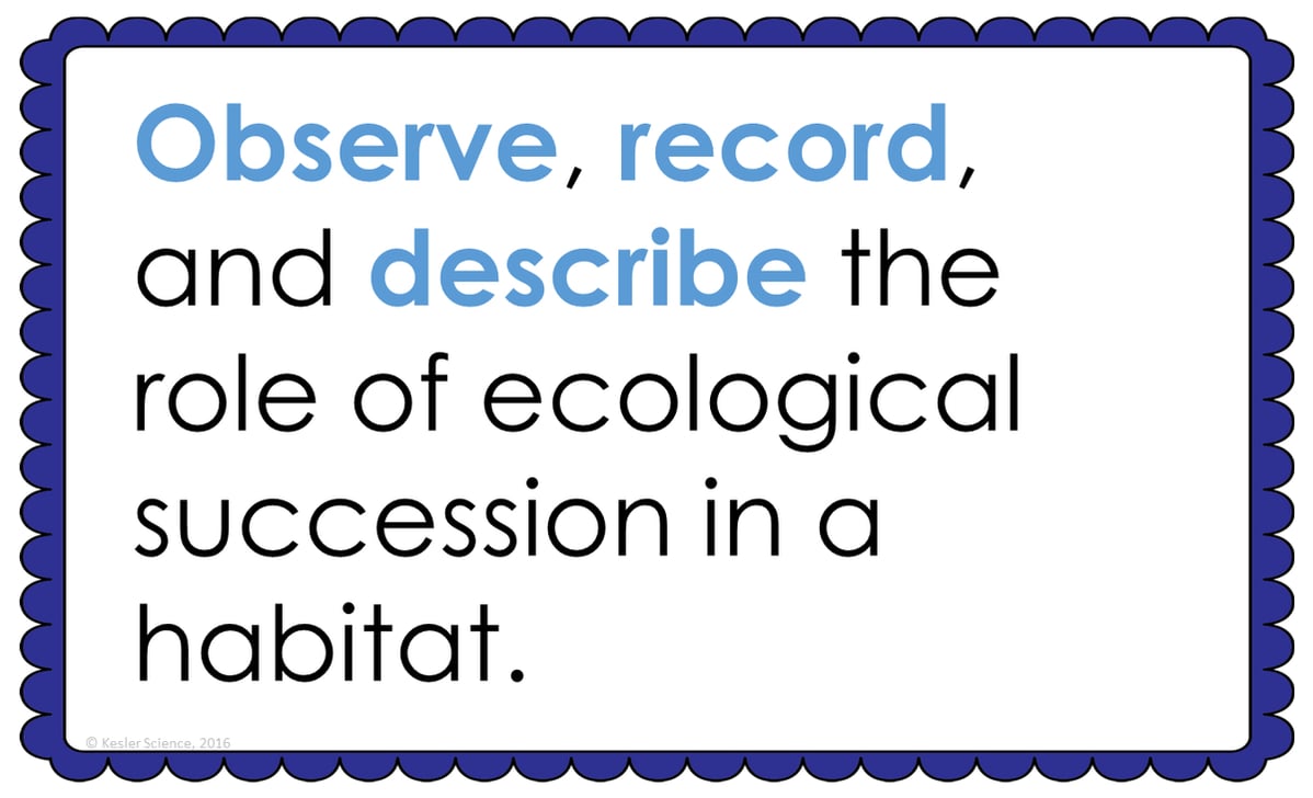 Succession Lesson Plan – A Complete 5E Method Science Unit