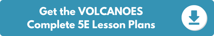 A banner which reads "Get the Volcanoes Complete 5E Lesson Plans". 