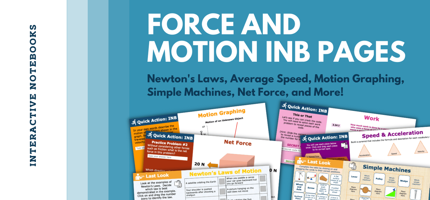 Force and Motion INB Pages