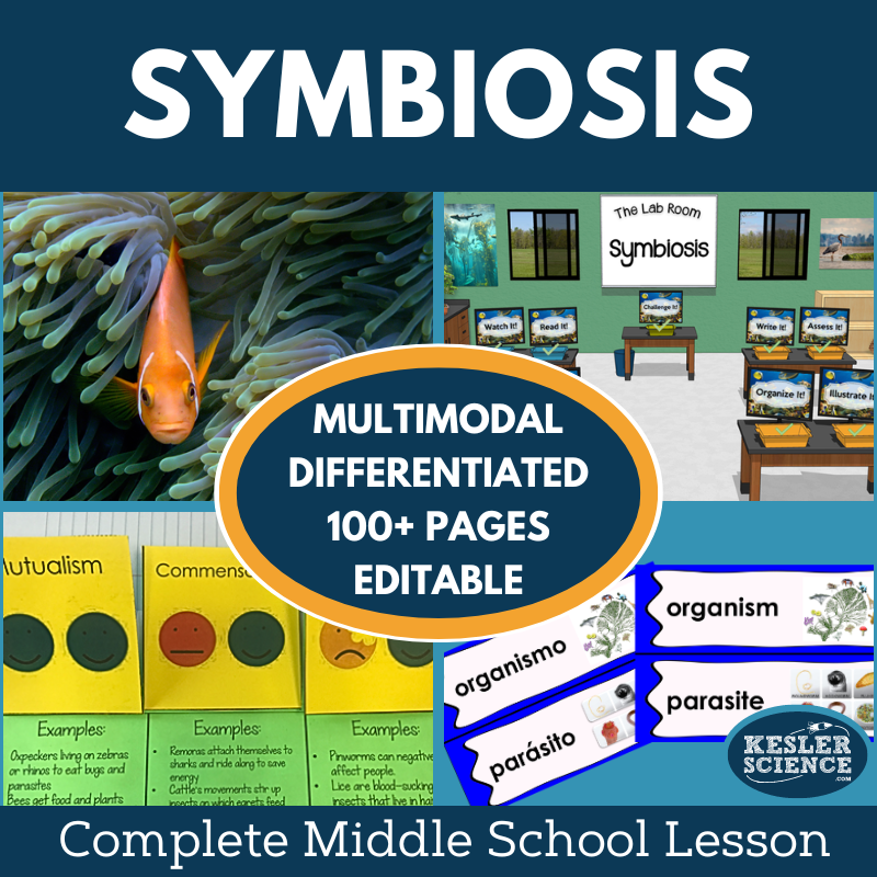 Symbiosis Activities for Middle School Science