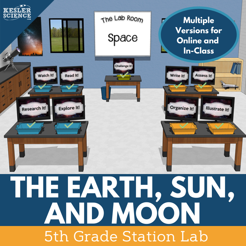 Cover 5th 5E SL The Earth Sun and Moon