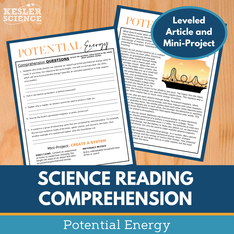 Cover Potential Energy