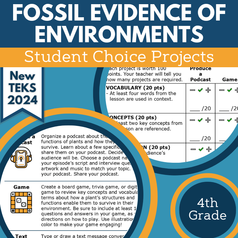 Cover SCRUB NewTEKS - FossilEvidenEnvironmts