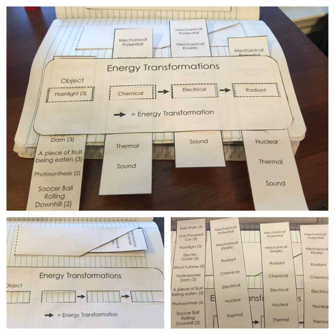 Energy Transformation Interactive Notebook