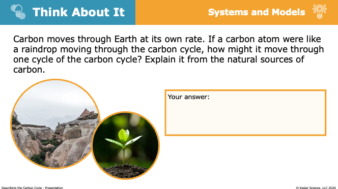 think about it prompt tracing a carbon atom through one cycle of the carbon cycle