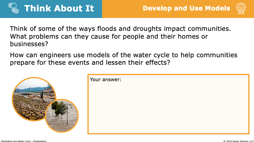 Think About It using water cycle models to help communities prepare for floods and droughts