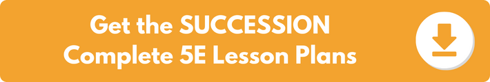 A banner which reads "Get the SUCCESSION Complete 5E Lesson Plans". 