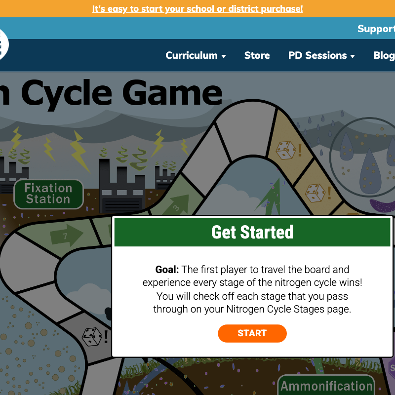 Nitrogen Cycle Game cover