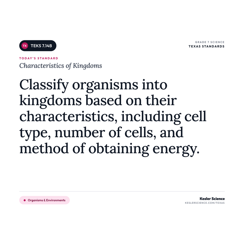 Characteristics of Kingdoms — I Can Poster Pack cover